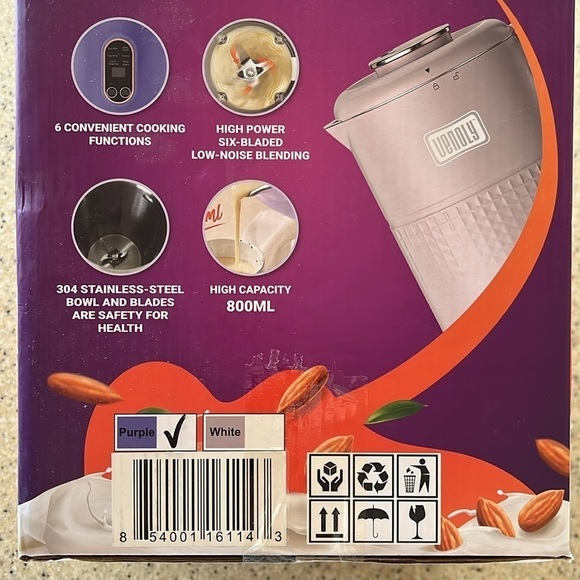 Brand New Nut Milk Maker Machine Homemade Plant-Based Dairy-Free Beverages - Picture 5 of 11